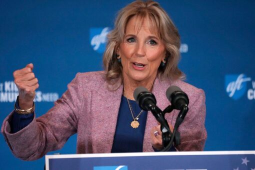 Jill Biden has ‘small lesion’ above right eye, doctor says, will be removed