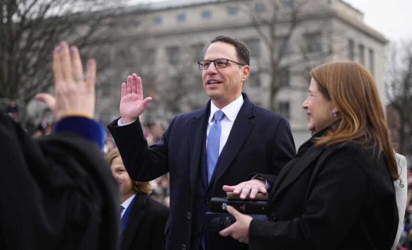 Pennsylvania Democrat Josh Shapiro takes oath of office to become the state’s 48th governor