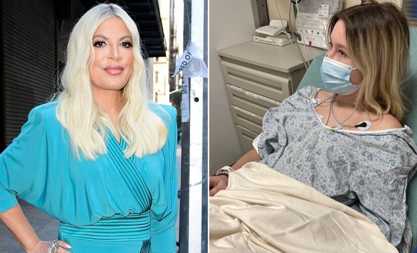 Tori Spelling says ‘hits just keep coming’ as she reveals 14-year-old daughter Stella is in hospital