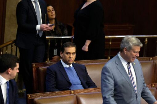 Embattled Rep-elect George Santos gets the cold shoulder during days-long House speaker race