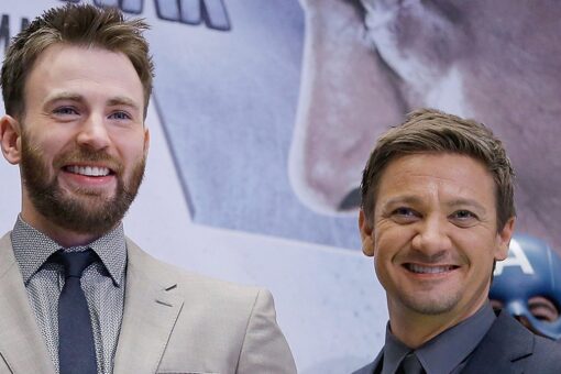 Jeremy Renner and Chris Evans joke about snowplow accident which left ‘Avengers’ star with ’30 broken bones’
