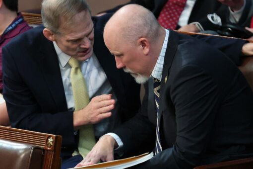 Chip Roy, Jim Jordan spotted having intense discussion ahead of fourth House speaker vote