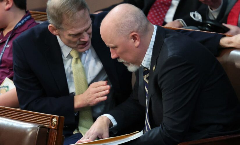 Chip Roy, Jim Jordan spotted having intense discussion ahead of fourth House speaker vote