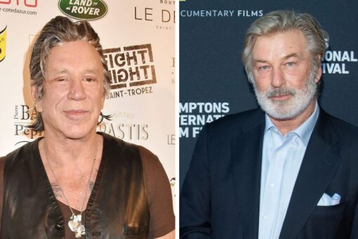 Mickey Rourke declares ‘no way in hell’ Alec Baldwin should be charged in fatal ‘Rust’ shooting