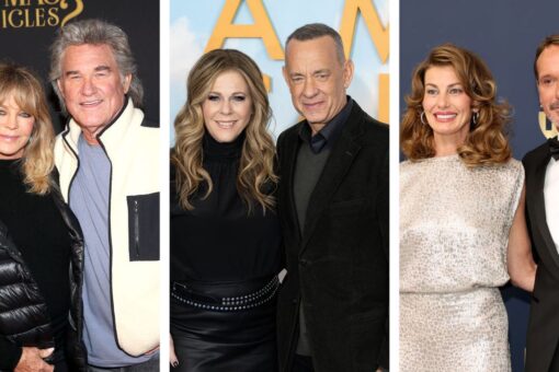 Real-life celeb couples who sizzle on-screen: Tom Hanks and Rita Wilson, Goldie Hawn and Kurt Russell and more