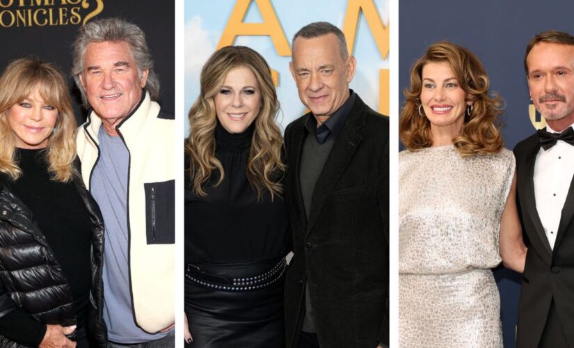 Real-life celeb couples who sizzle on-screen: Tom Hanks and Rita Wilson, Goldie Hawn and Kurt Russell and more